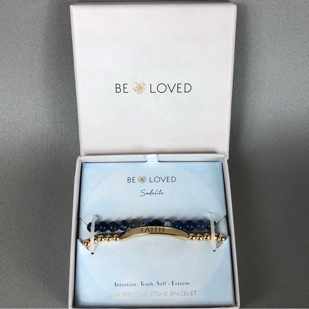Be Loved Sodalite Semi Precious Stone Bracelet